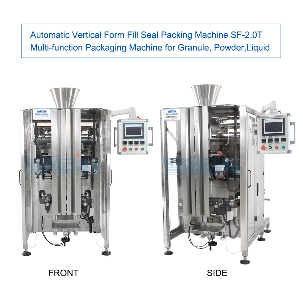 Automatic pouch frozen chicken meat packaging machine vertical weighing chicken nugget packing machine