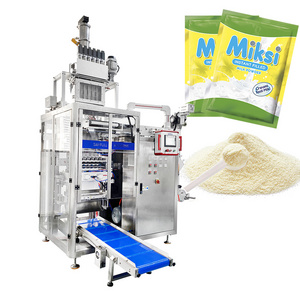 Automatic 4 side seal sachet packing machine for protein powder multi lane packing bagging machine for drink fruit powder