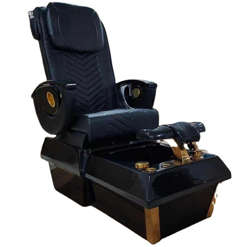 Customized Color Electric Full Body Massage Pedicure Chair With Drainage Pump Foot Massage Chair For Nail Shop