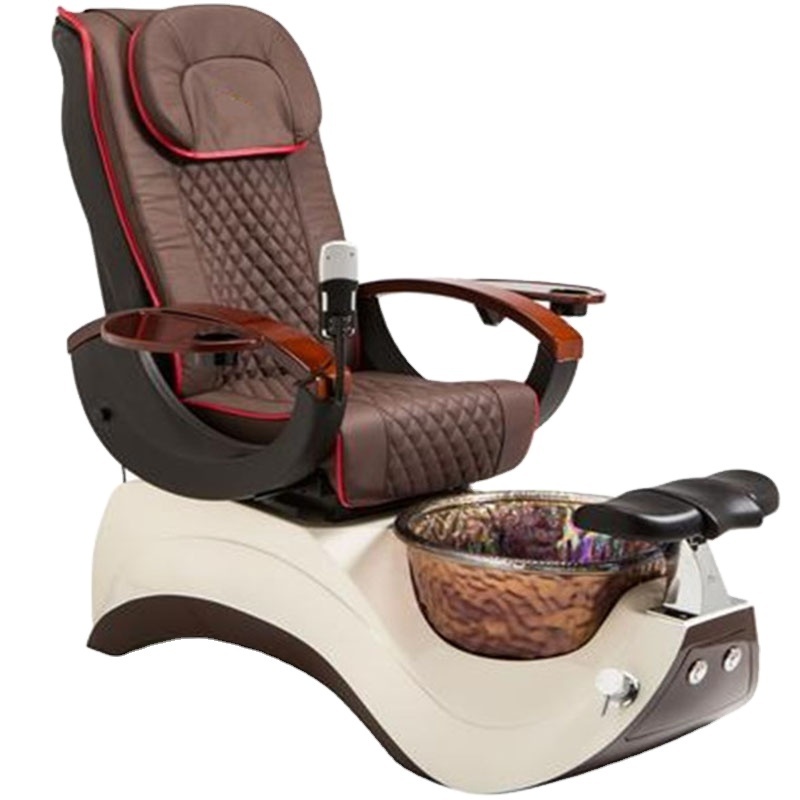 Luxury Nail Salon Foot Spa Chair with Back Massage Pedicure Chair for Beauty Spa Treatment