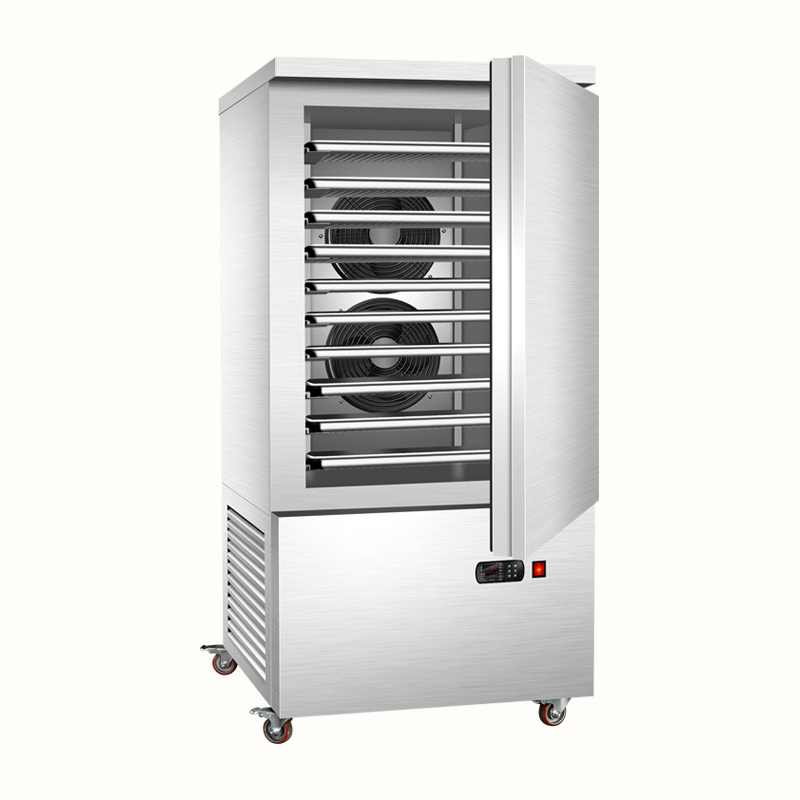 Hot Sale Commercial Restaurant Equipment Fast Blast Chiller Shock Freezer Ice Cream Compressor 10 Trays For Fish  Meat Vegetable