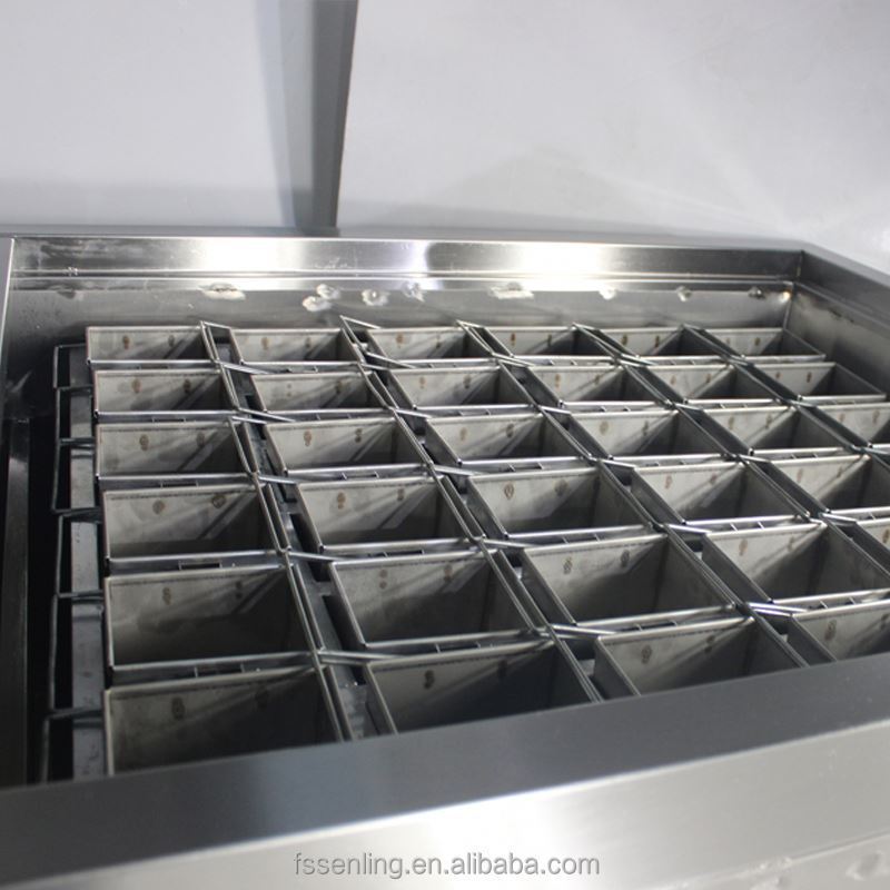 Hot Sale In Italy Commercial Kitchen Accessories Stainless Steel Automatic 1 Ton Brine Cooled Crystal Ice Block Machine