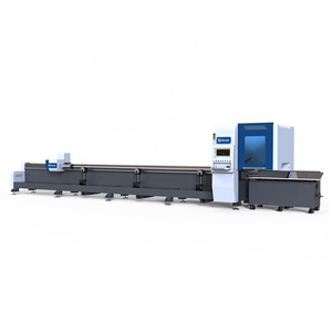 Mexico agent price tube cut CNC automatic feeding fiber laser cutting machine tube pipe SS 304 round square pipe laser cutting