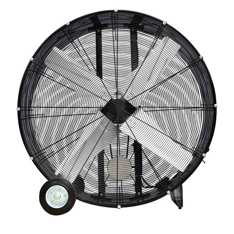 120V 30'' Rolling heavy duty cooling air industrial axial flow fan drum fan