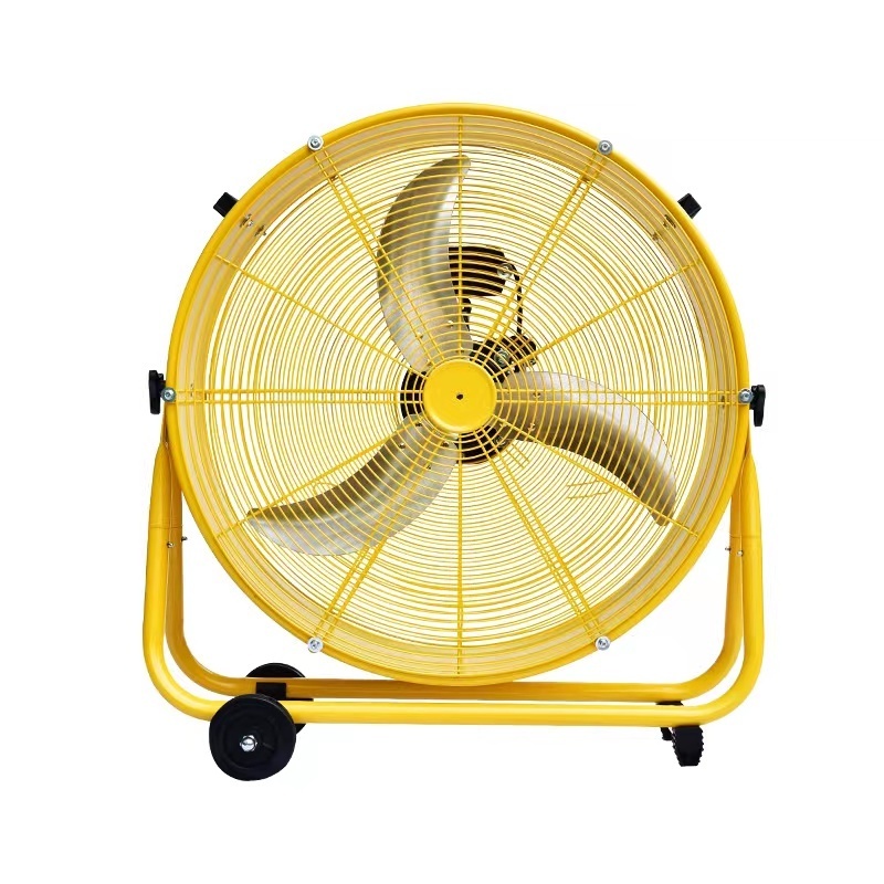 120V 30'' Rolling heavy duty cooling air industrial axial flow fan drum fan