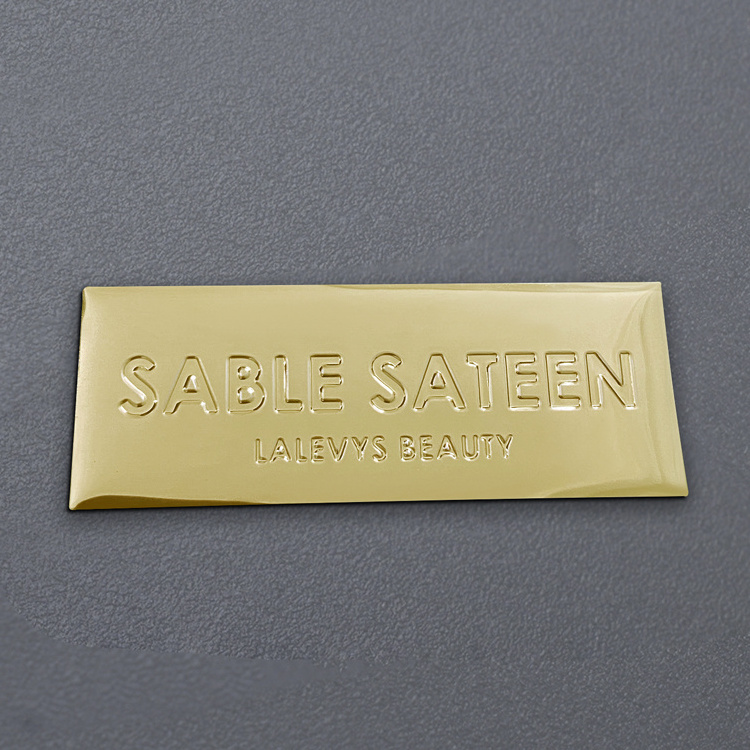 Custom Engraved Adhesive Metal Nameplate Etched Stainless Steel Label Sticker