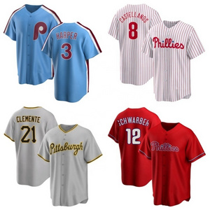 20 SCHMIOT 21 CLEMENTE 22 MCCUTCHEN 5 STOTT Philadelphia Baseball Jersey