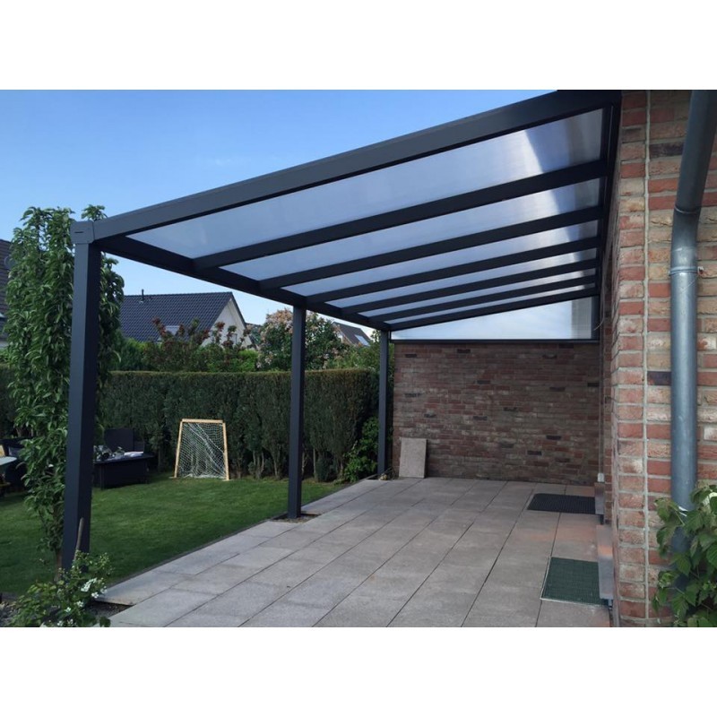 European style wall mounted porch canopy outdoor with polycarbonate roof