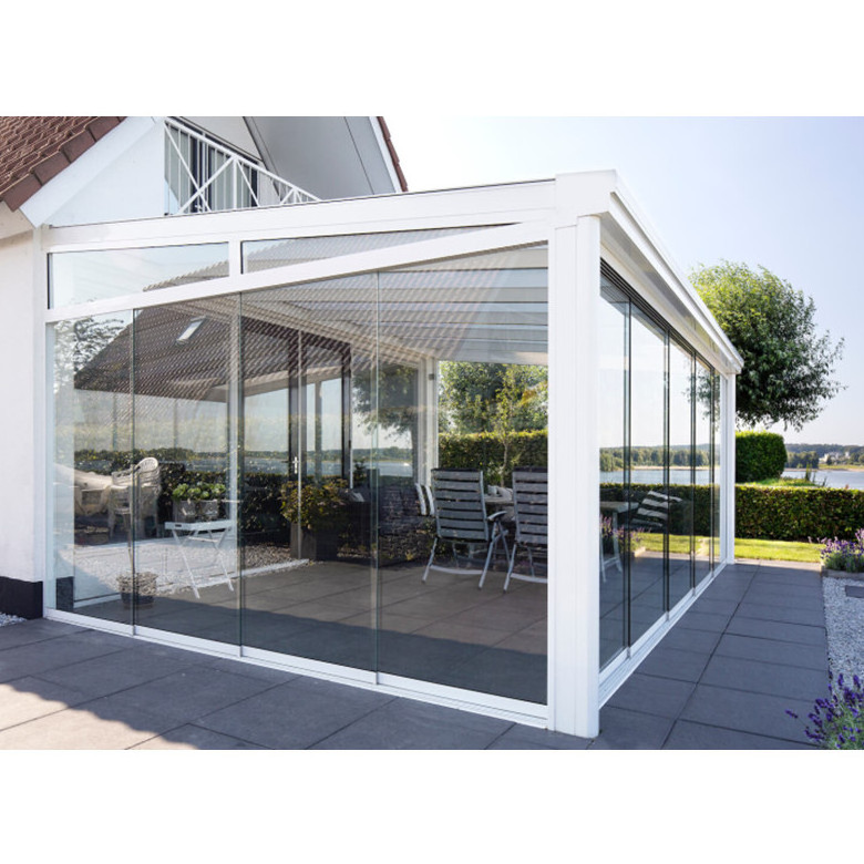 CE certification Aluminum Winter Garden House Room 4 Season aluminum portable veranda sunroom