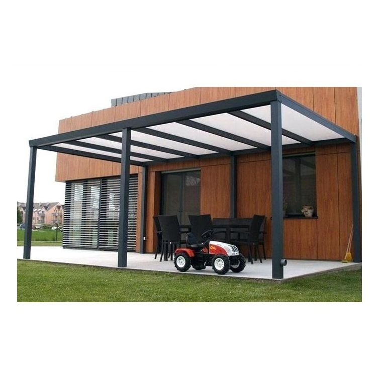 Outdoor Waterproof gazebo metal pergola aluminum 5x3 pergola with pergola roof system