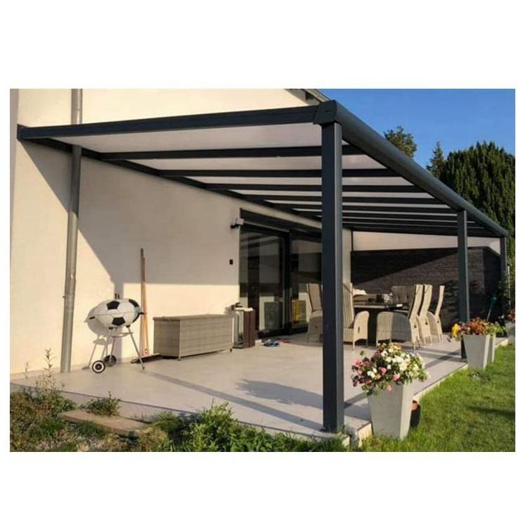 Outdoor Waterproof gazebo metal pergola aluminum 5x3 pergola with pergola roof system