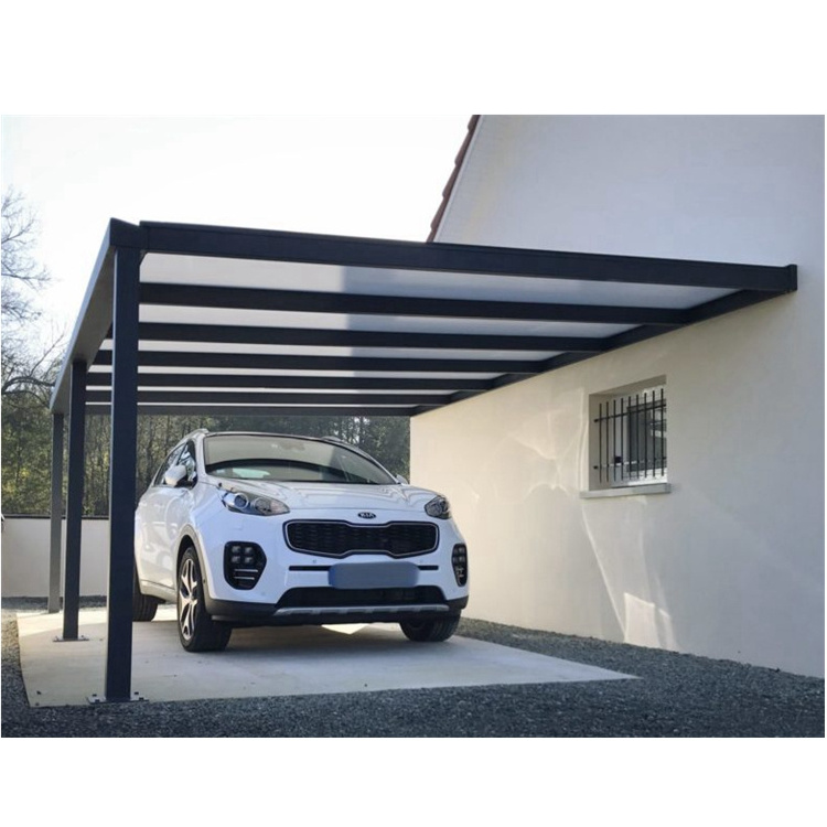 DIY Foldable Solar Aluminum Carport canopy and Car shed for terrassen dach