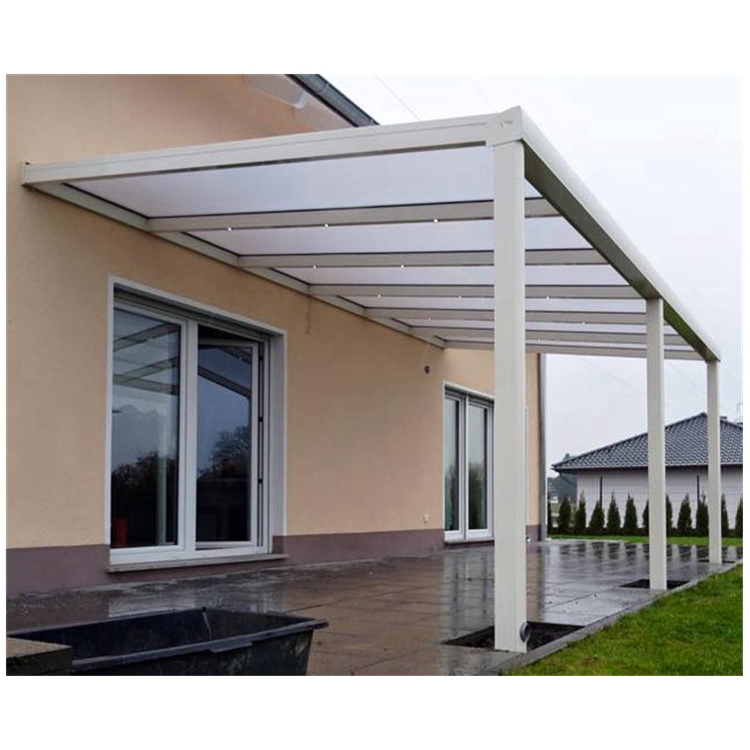 Patio Cover Polycarbonate Garden Shade Awnings Roof Balcony Aluminum Outdoor Canopy