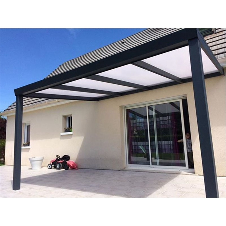 Modern design Wall Mounted Carport garages/ Lean to Carport canopy/ Terrace Canopy