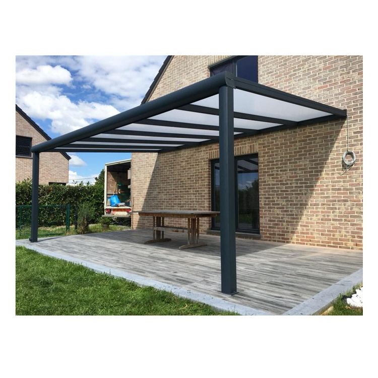 Garden Canopy Roof Pergola 5x3 Aluminum Pergola with  polycarbonate pergola roof system