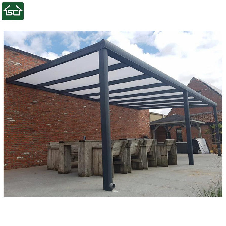 China  aluminum wall mounted gazebo 6x4/ gazebo outdoor steel