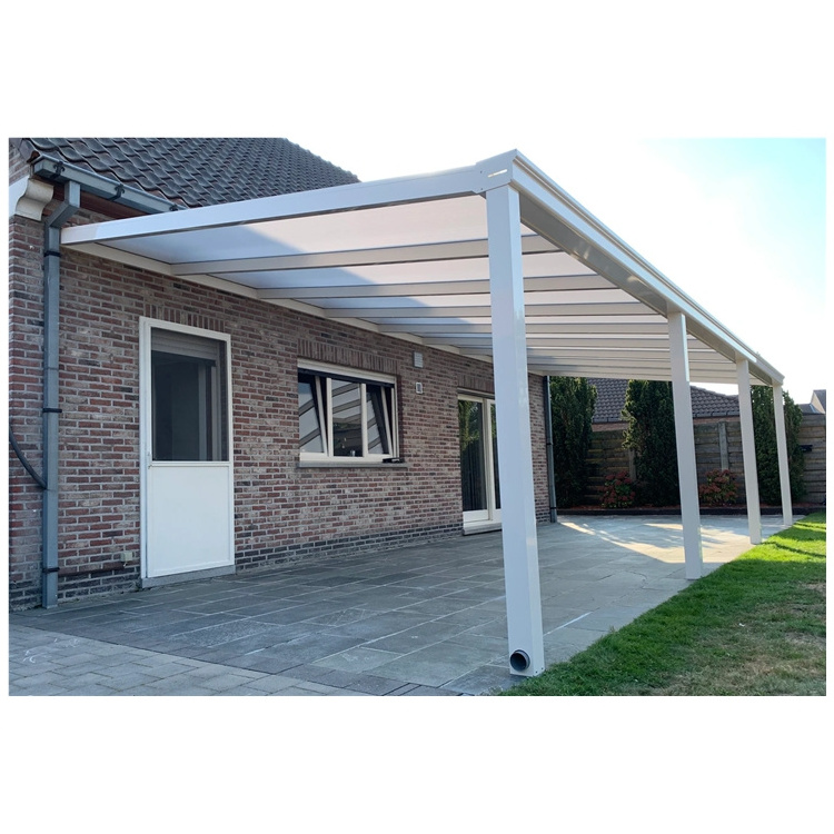 European stylealuminum gazebo outdoor garden polycarbonate canopy sunroof car canopy awning