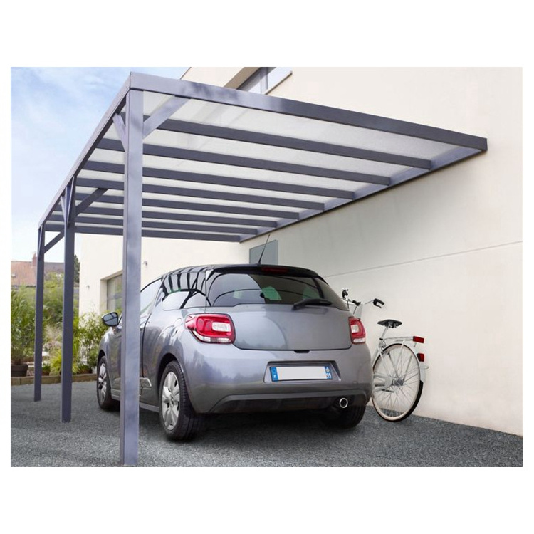 Polycarbonate carport for Aluminium PC Sheet Car parking Canopy