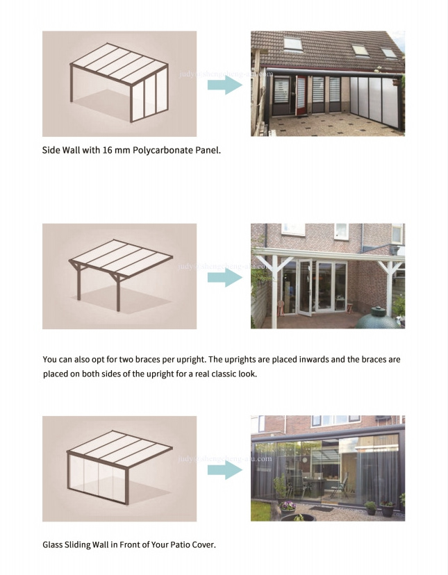 Prefabricated Veranda Sunroom House Conservatory 4 Season Sun Room Glass House Aluminium Glass Sunrooms For Solarium