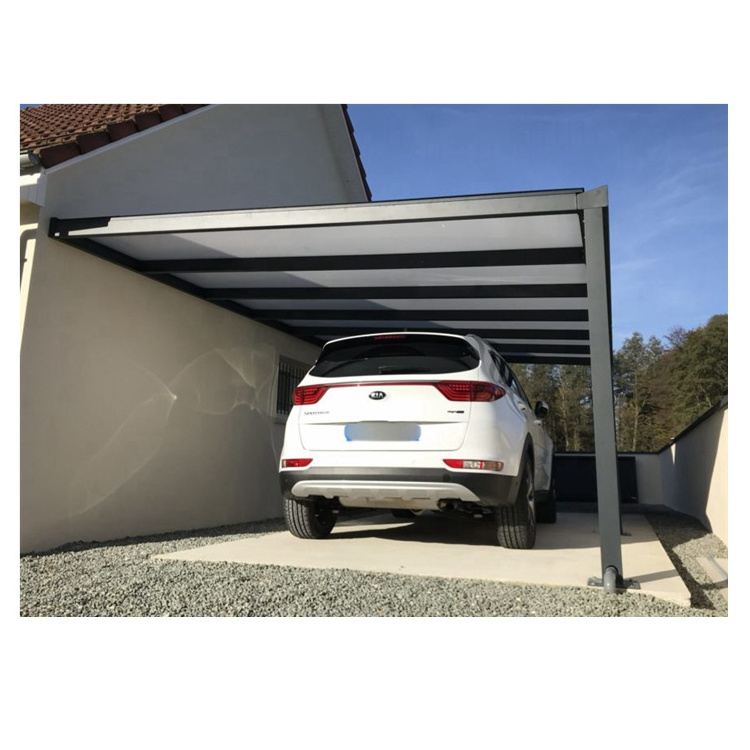 DIY Foldable Solar Aluminum Carport canopy and Car shed for terrassen dach