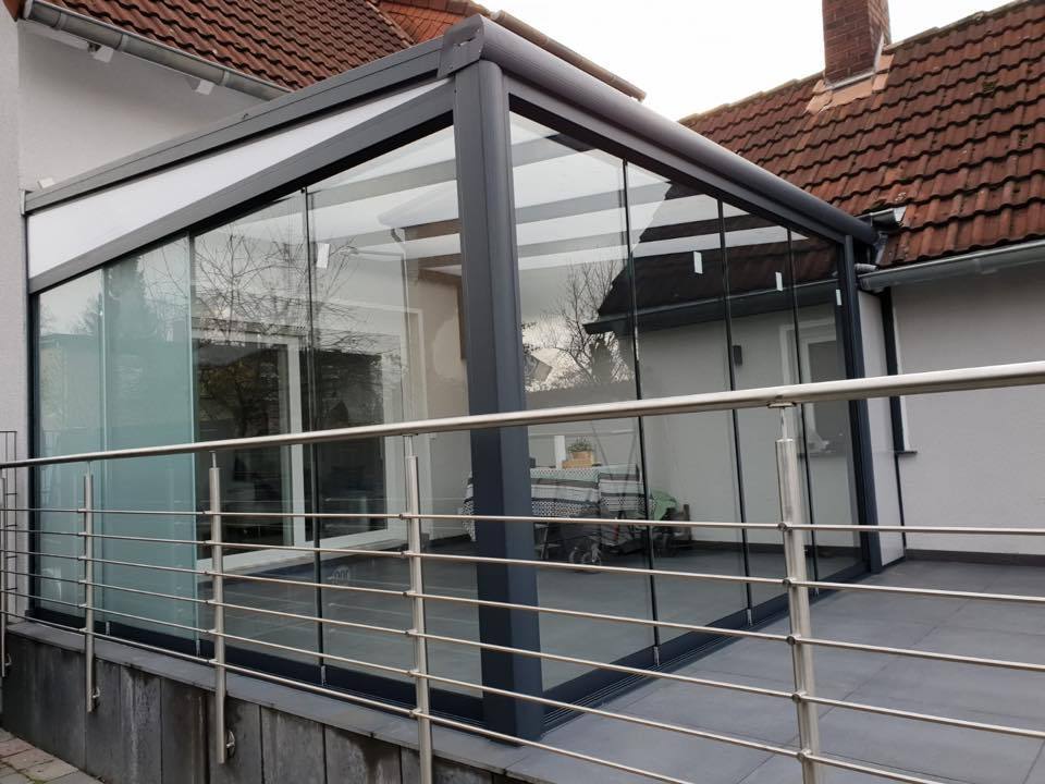 All season Aluminium Frame Patio Enclosure/ Garden Glass Roof Veranda