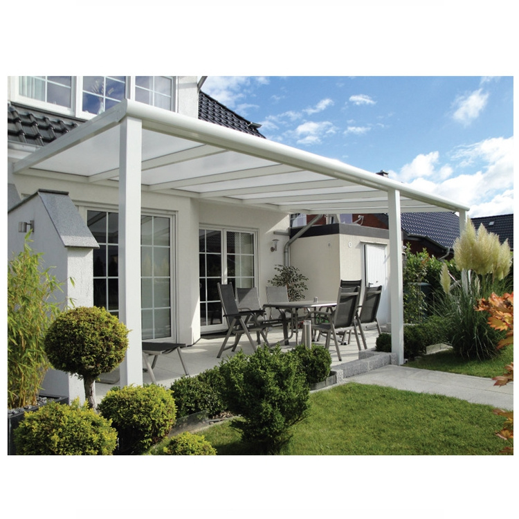 Aluminum louvered roof pergola kits/ glass pergola roof for veranda patio