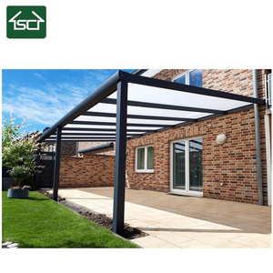 Outdoor Four Season Balcony Aluminium Wall Attached Garden  Sunroom for Terrasoverkapping Sunroom