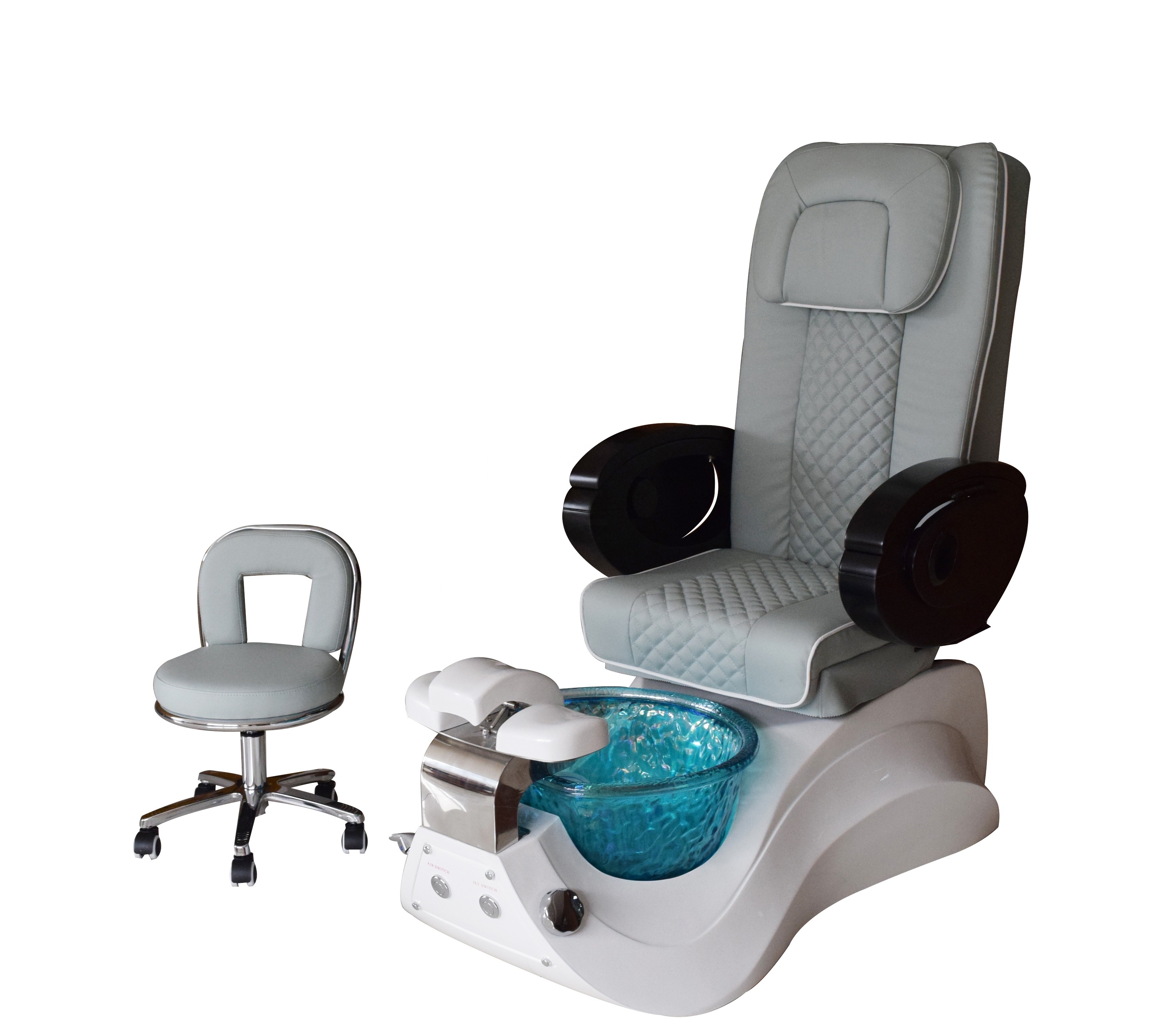 luxury manicure pedicure chair for nail salon / used spa barber pedicure chair with massage