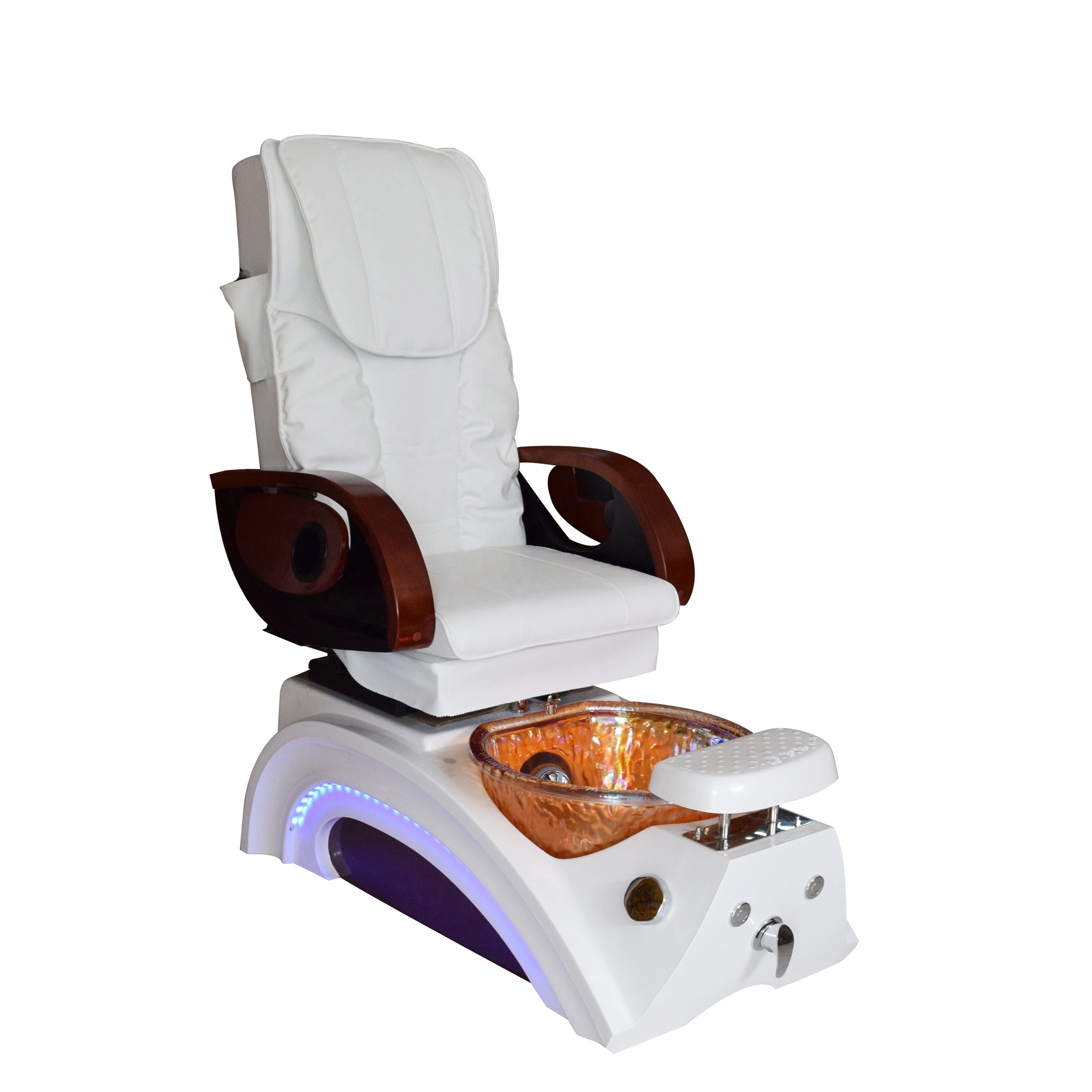 luxury manicure pedicure chair for nail salon / used spa barber pedicure chair with massage