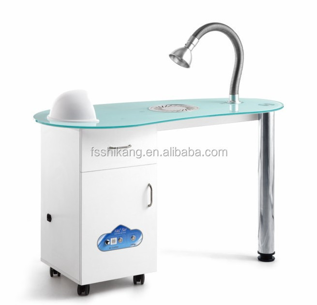 Commercial Furniture Plastic Nail Table Manicure Table Used Nail Salon Furniture Nail Technician Tables