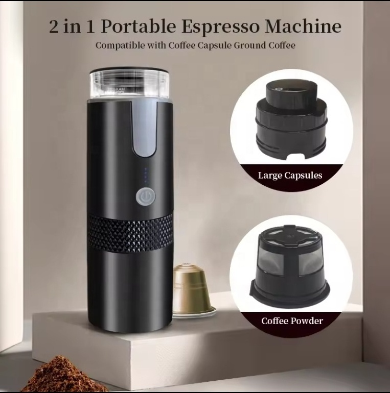 CM-T02 2024 Portable  Small  K Cup Coffee Machine Coffee Maker Drip Coffee 2 And 1  2IN1