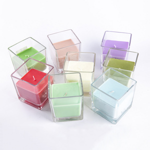 Private Label Scented Candle Wedding Decoration Birthday Gif t Glass Jar Candles