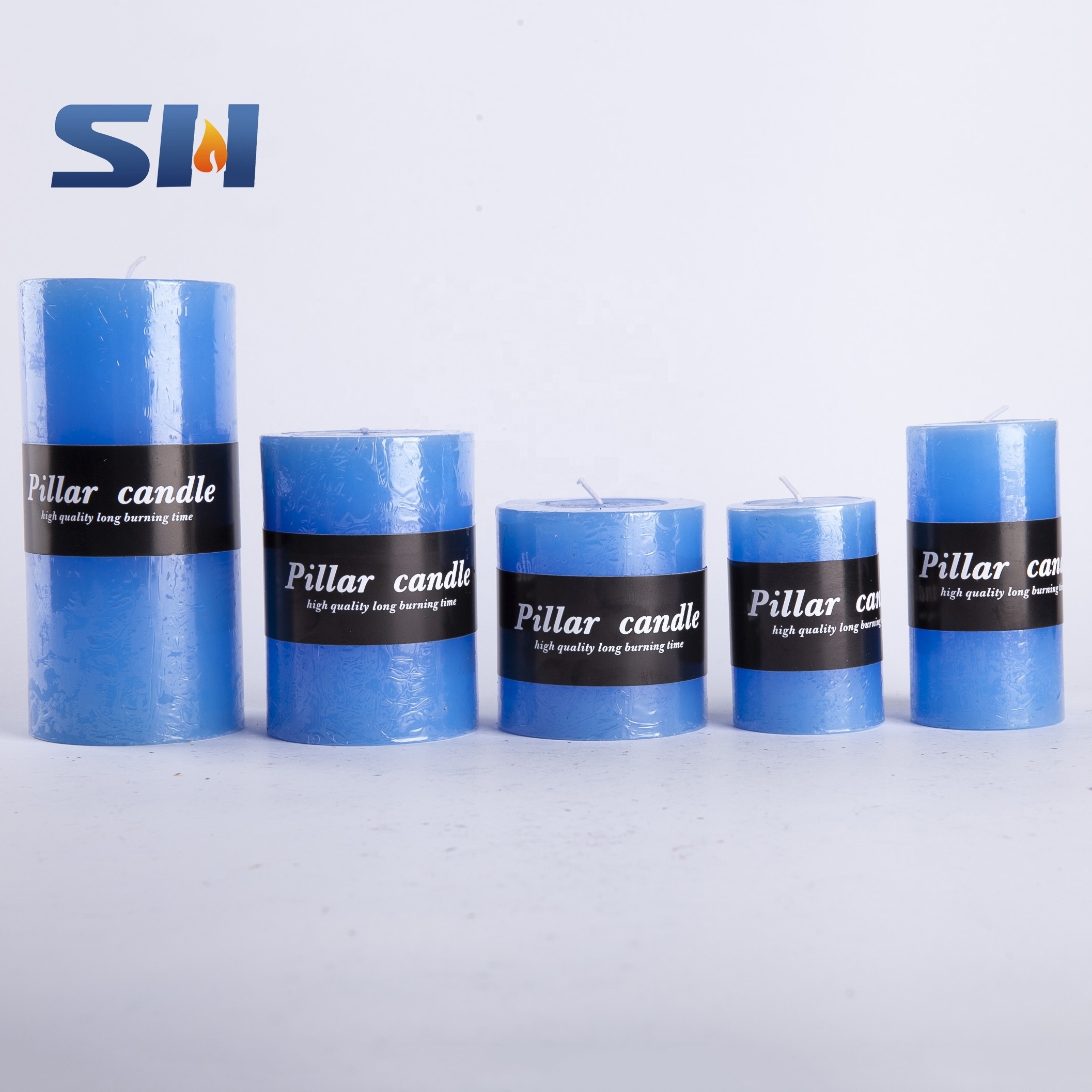 China Factory Manufacture Unscented Scented Custom Wholesale Bulk White Pillar Wax Candles