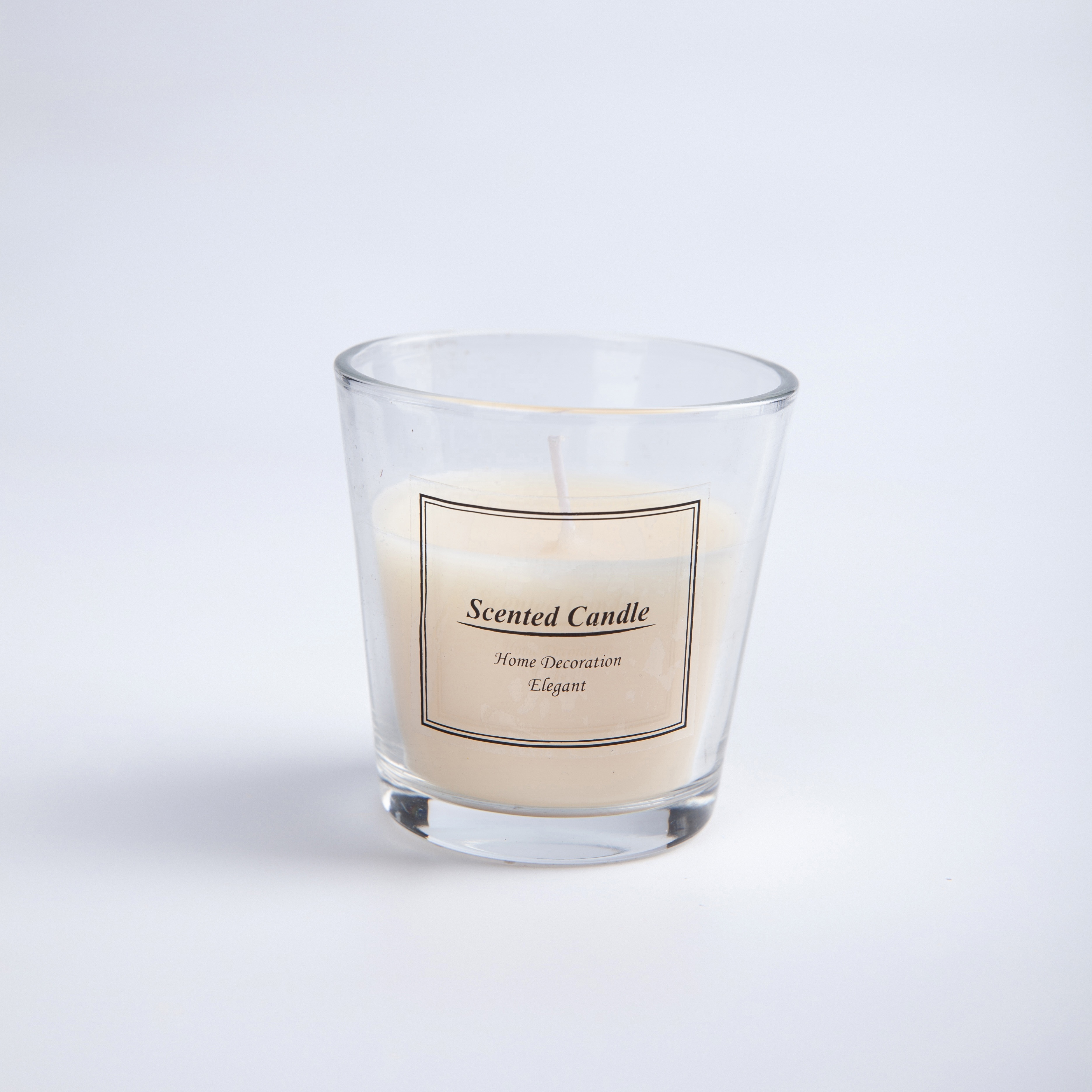 Wholesale Best Sale Transparent Glass Cup Candle Custom Scented Candle Paraffin Wax Candles In Glass