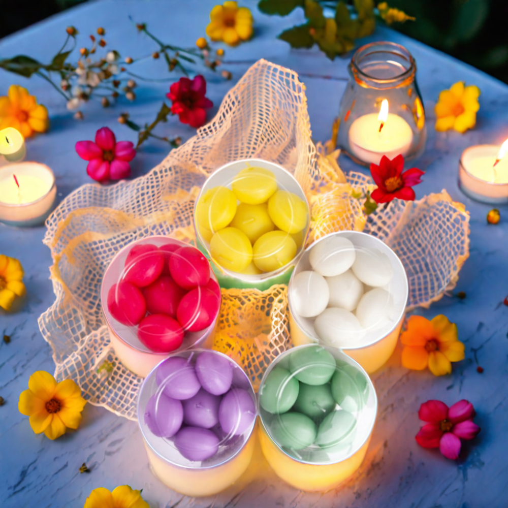 Christmas Home Decor Floating Candles Paraffin Wax Ball Votive Candles Wedding Parties Water-Scented Floating Candles Decorative