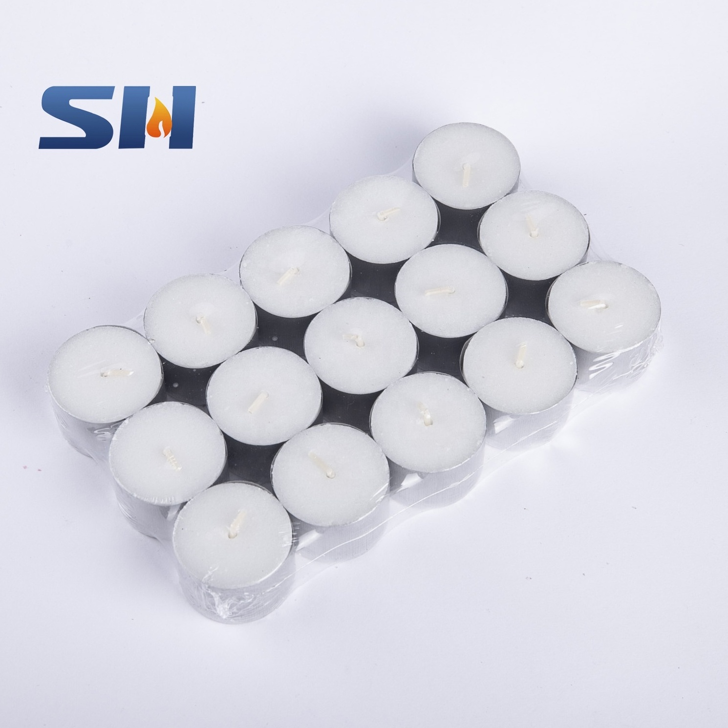 Wholesale White Tea Light Candle Romantic Birthday Smokeless Candles Unscented Tealight