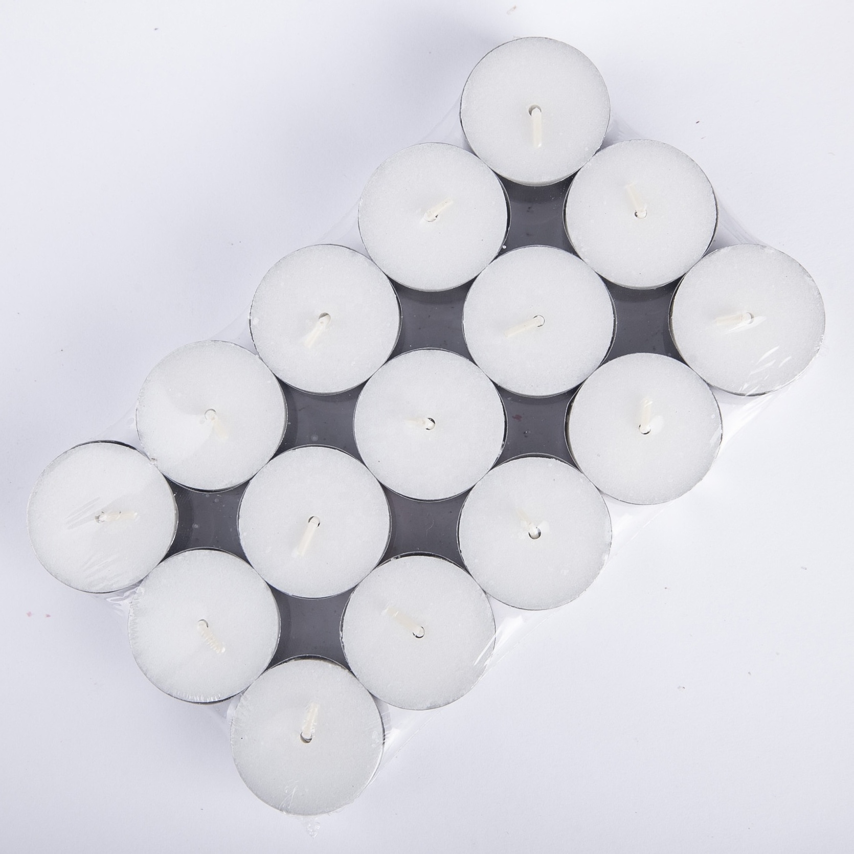 100pcs Pack 2-8 Burning Time Hours Pressed Round Tea Lights Wax Night lights Smokeless TeaLight Candles