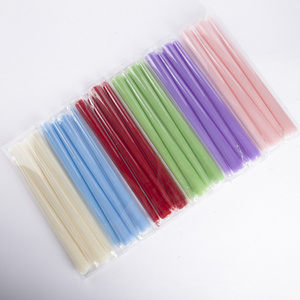 Wholesale High Quality Color Taper Candles Unscented Dinner Candle with Cotton Wicks