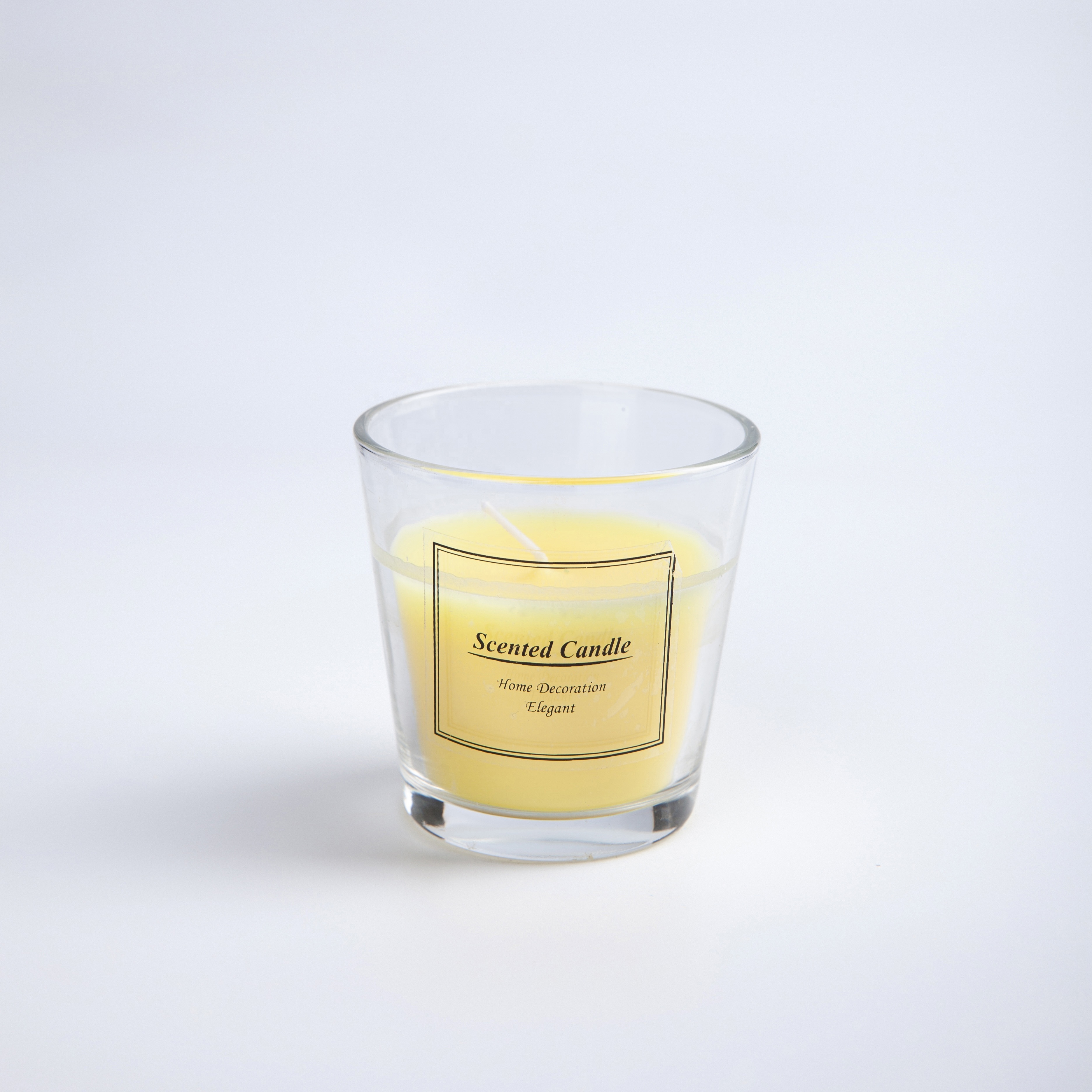 Wholesale Best Sale Transparent Glass Cup Candle Custom Scented Candle Paraffin Wax Candles In Glass