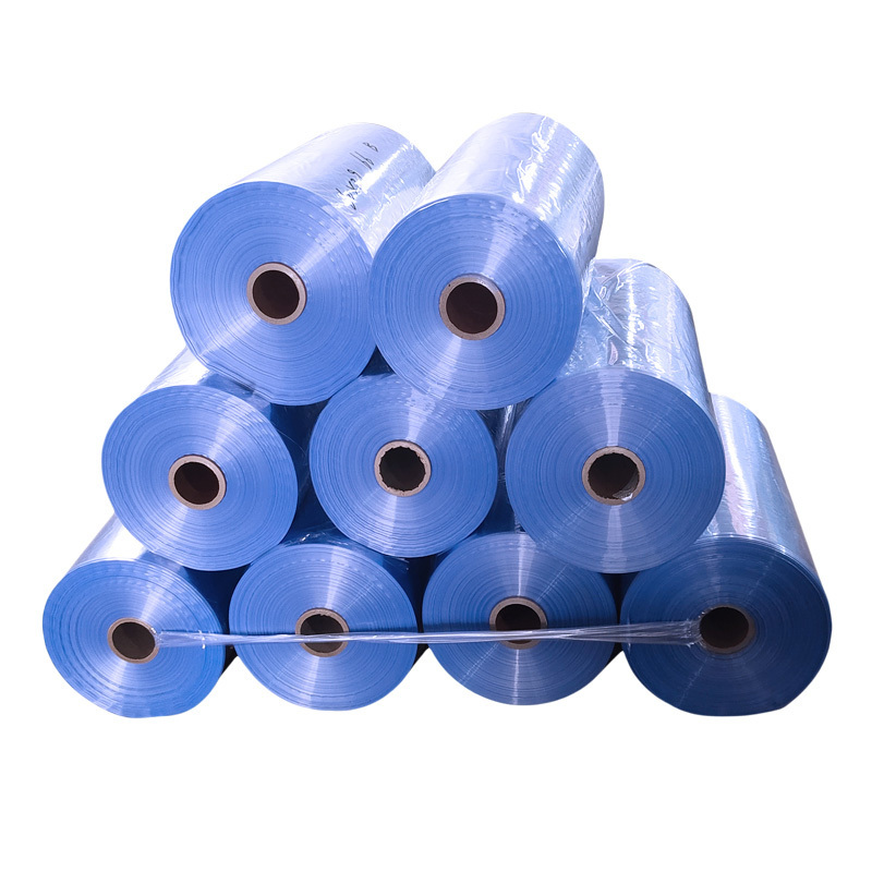 Manufactory Wholesale PVC Heat Shrink Wrap Film Roll Plastic Heat Gun Shrink Packaging Film