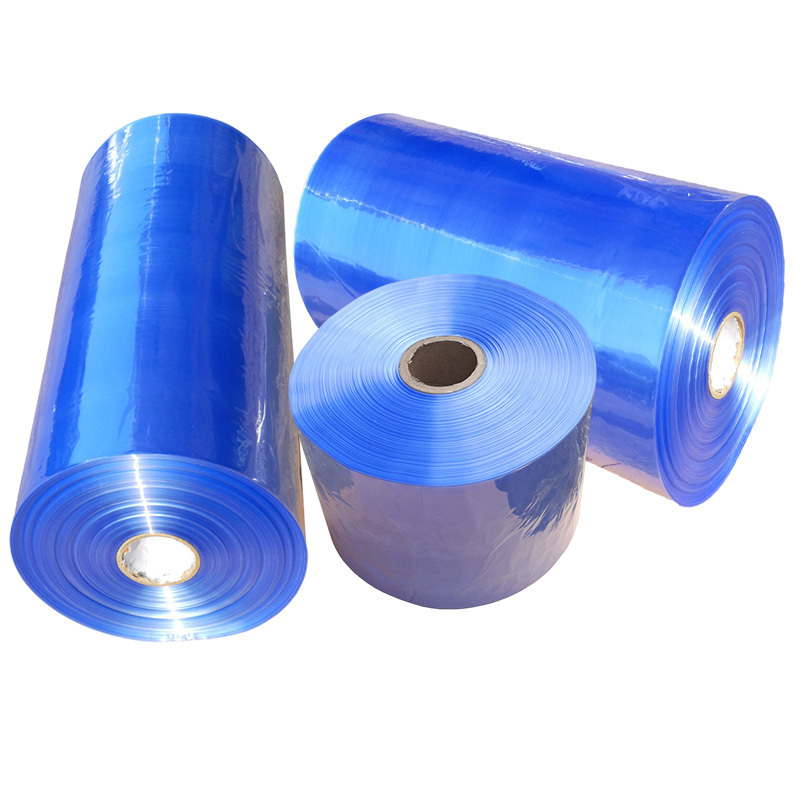 Manufactory Wholesale PVC Heat Shrink Wrap Film Roll Plastic Heat Gun Shrink Packaging Film