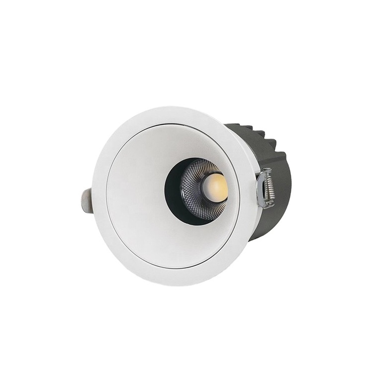 Comfortable lighting 2-way rotatable 8W small size cob recessed led downlight spotlight