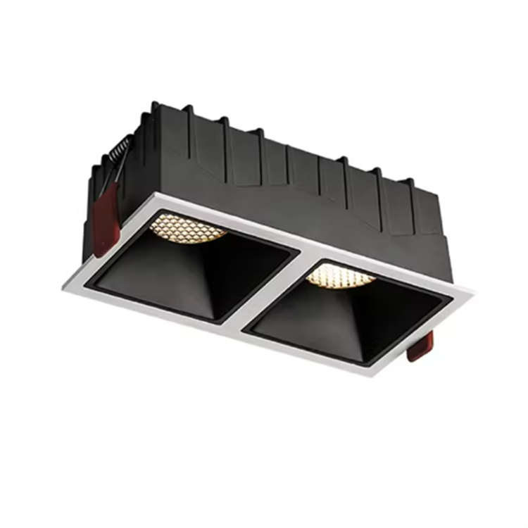 Modern New Led Downlight Frame Embedded Die-Cast Aluminum Indoor Lighting Fixture Anti-Glare Hidden Downlight