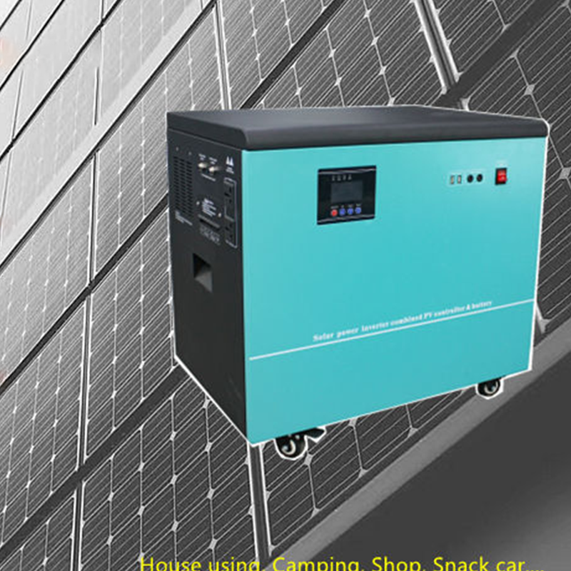 2kw Solar Power System Home Lights/ Fan And Tv Portable Solar Generator Running Solar Power System