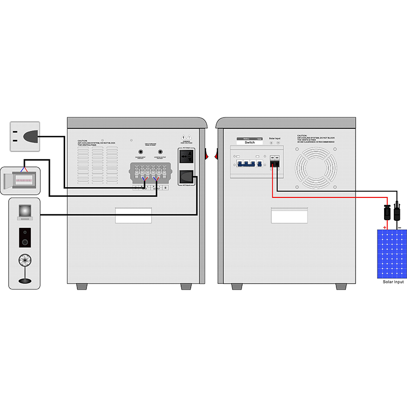 2kw Solar Power System Home Lights/ Fan And Tv Portable Solar Generator Running Solar Power System