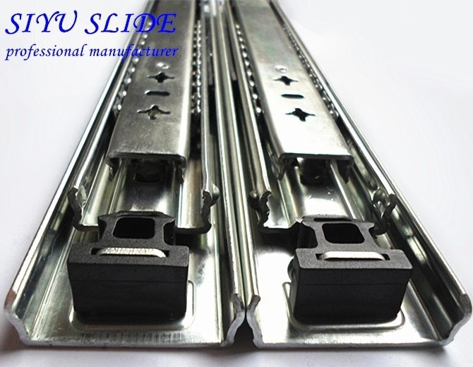 53mm Metal Heavy Duty Telescopic Slide, ball bearing drawer slide