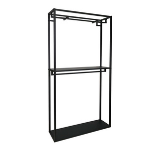 New design retail clothing store display rack and shop furniture garment display stand