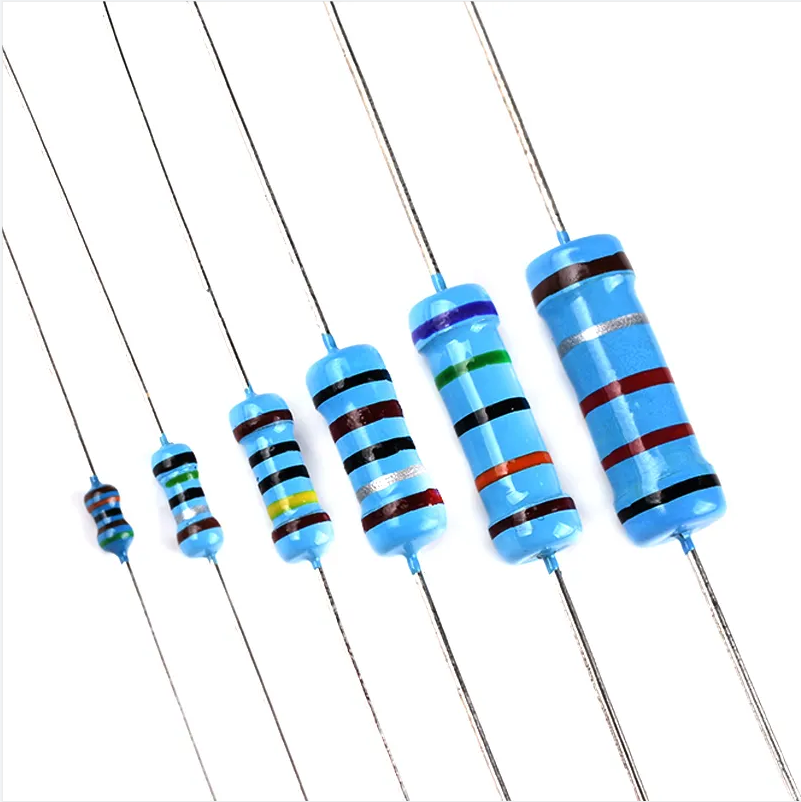 1/8W 1/4W 1/2W 1W 2W 3W 5w metal film resistor 5k 6.6k ohm resistor color