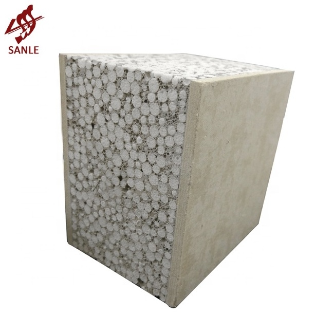 light weight sound insulated fireproof eps cement sandwich panel