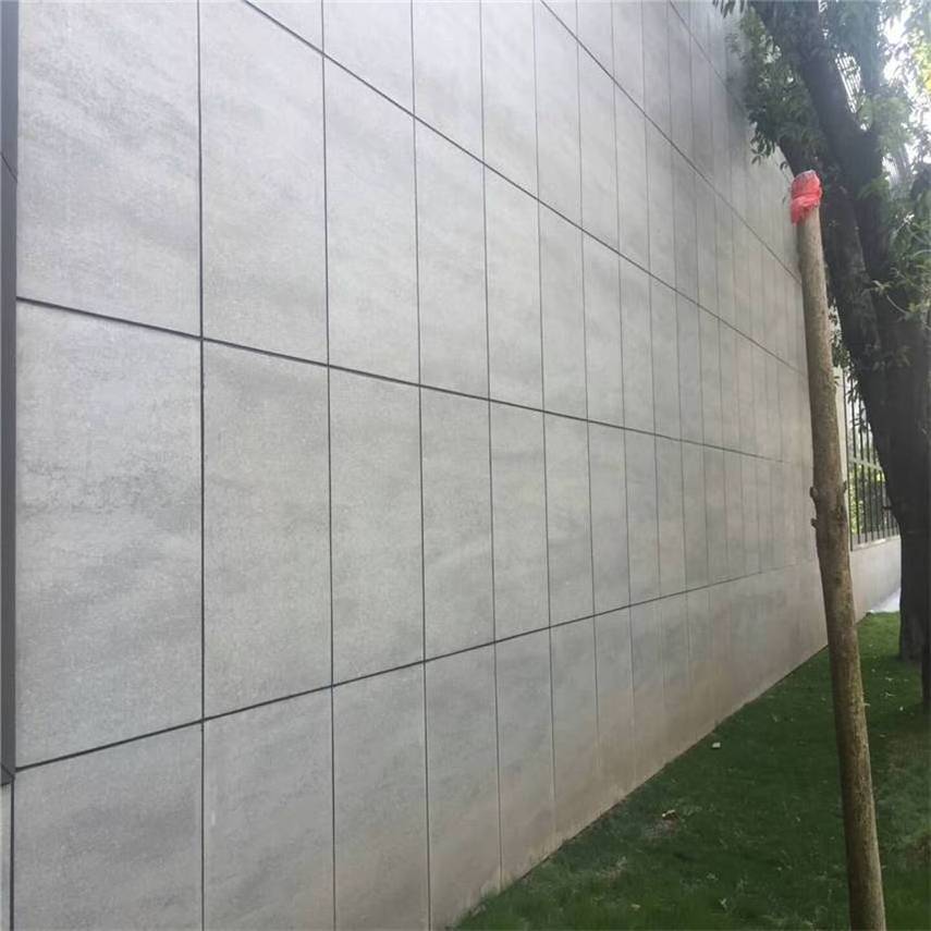 5mm-30mm Surface Slotted Waterproof Fiber Cement Panels Exterior Wall Board For Building